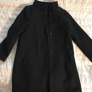 Girls Black Dress Coat NWOT